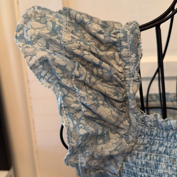 Love the Label Smocked Peplum Blouse-Sz XS - Picture 4 of 6